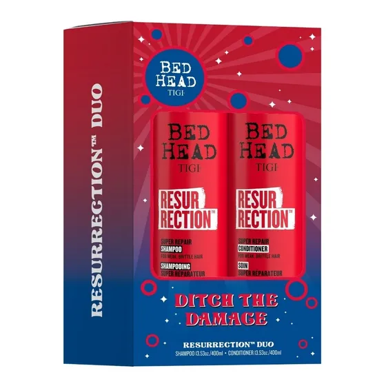Pack Tigi Resurrection Shampoo Acondicionador 400ml Bedhead