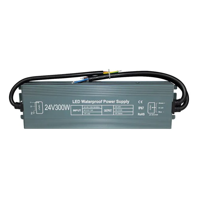 Fuente Poder 24v 300w 12.5a Transformador Exterior Ip67