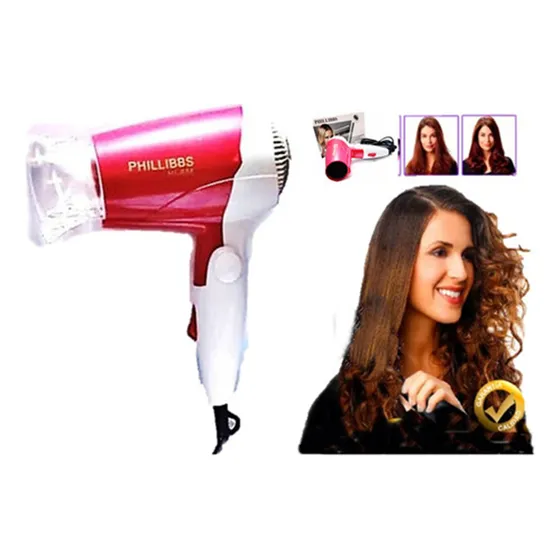 Secador De Cabello Portatil Phillibbs 1000w Plegable