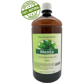 Óleo Essencial De Menta - Puro E Natural 1 Litro Tipo De Embalagem 1.000ml Óleo Essencial De Menta - Puro E Natural 1 Litro Tipo De Embalagem 1.000ml