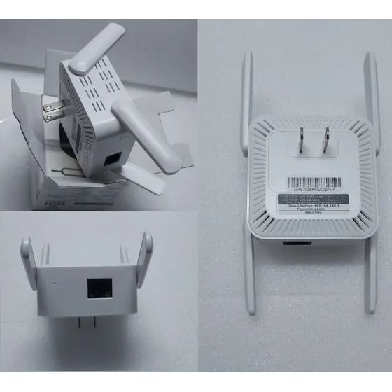 Repetidor Dual Band 1200mbps Wifi 1pto Rj45 Extensor Router