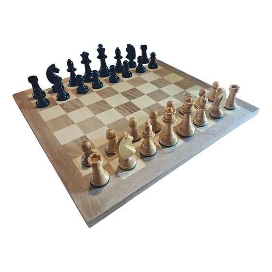 Ajedrez Profesional De Madera Piezas Jaque Mate 9