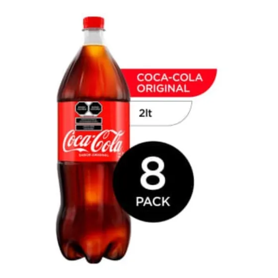 Refresco Coca Cola 8 Pzas De 2l Ts