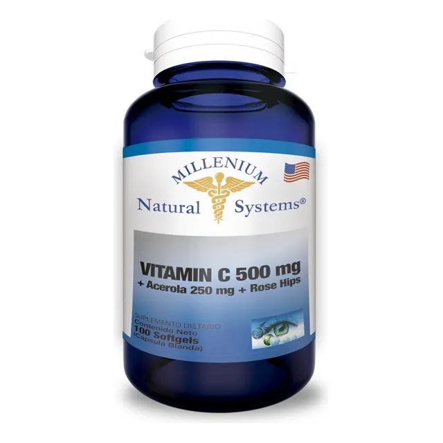 Vitamina C 500 Acerola Rose Hips - Unidad a $41000