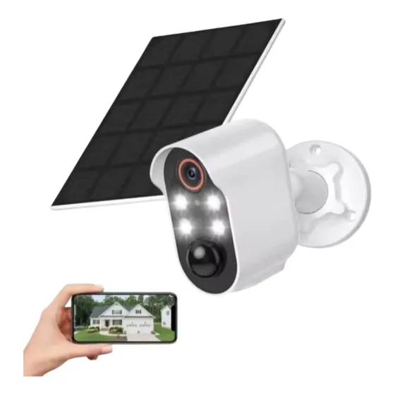 Camara De Seguridad Inalámbrica 1080p Con Panel Solar