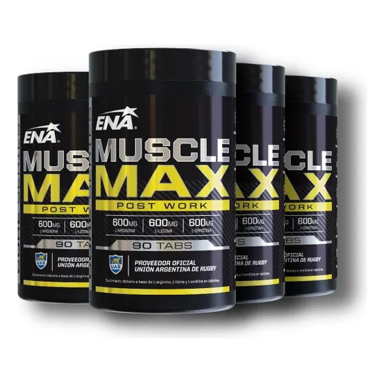 4 Muscle Max Aminoacidos Ena Desarrollo Muscular. Arginina.
