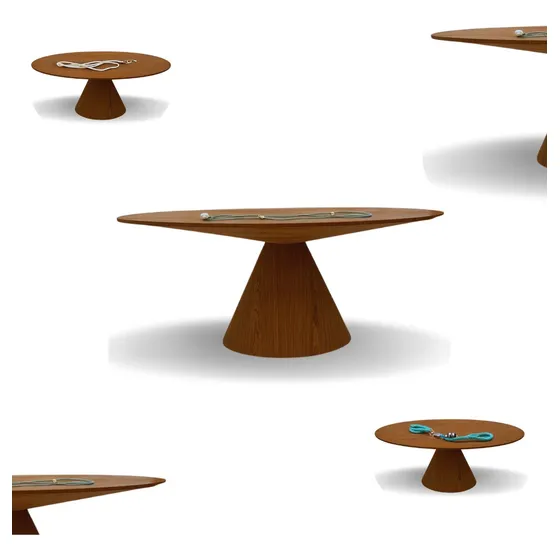 Mesa De Jantar Eclipse Cone Oval 180x100cm