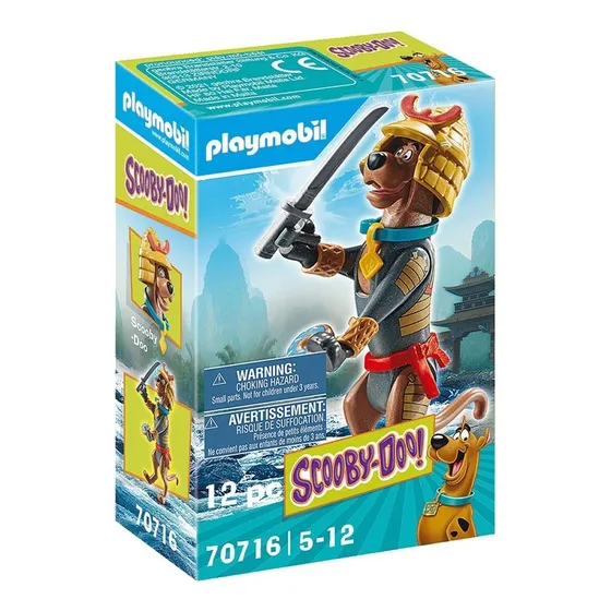 Brinquedo Figura Playmobil Boneco Scooby Doo Samurai 70716