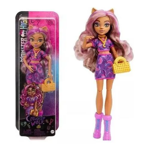 Muñeca Clasica Monster High Clawdeen Articulada Para Niñas