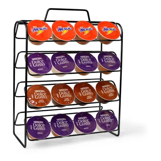 Suporte Porta 32 Capsulas Dolce Gusto Preto