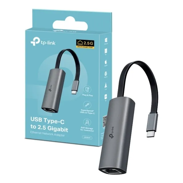 Adaptador De Red Tp-link Ue302c Usb C A Ethernet 2.5 Gigabit