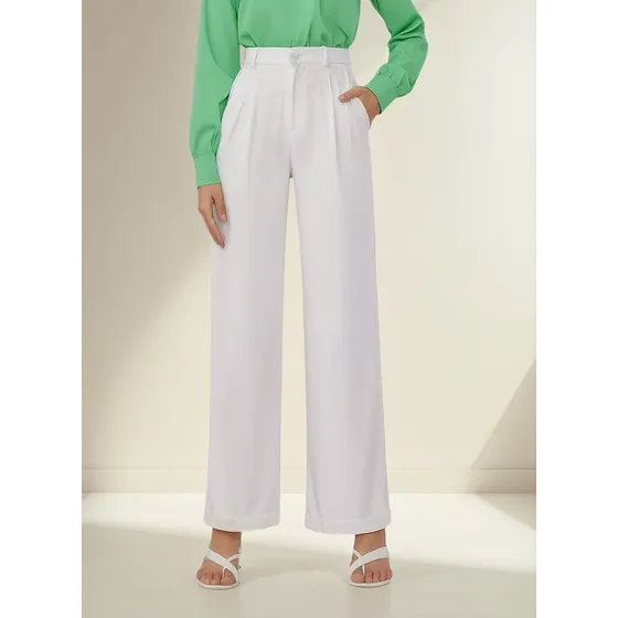 Calça Flare Feminina Com Bolso