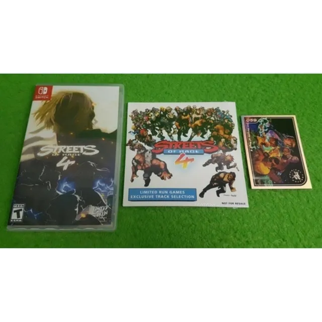 Streets Of Rage 4 Sw Limited Run Classic Ed New