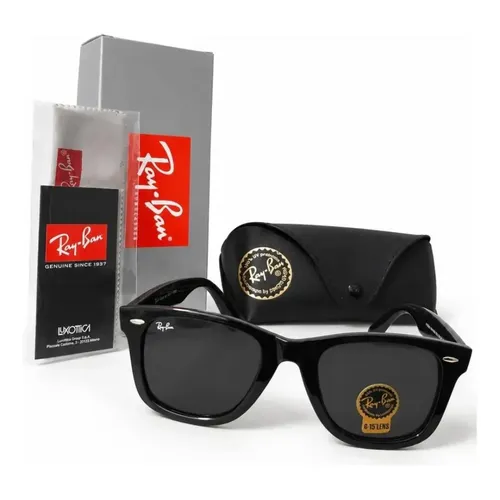 超美品　Ray-Ban Wayfarer サングラス ブラック　グリーン Sunglasses Ray-ban Original Wayfarer Black/green | MercadoLivre