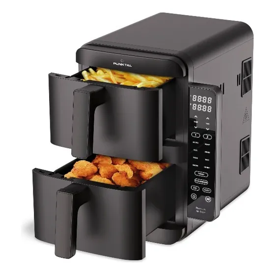 Freidora Sin Aceite Digital Doble Punktal Pk-390 Fd Albion