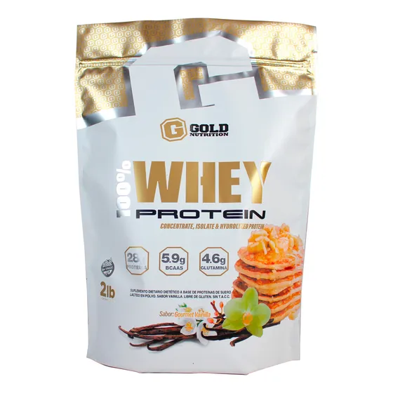 100 % Whey Protein 2 Lbs Gold Nutrition Blend