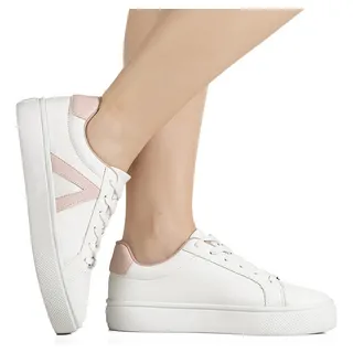 TĂȘnis Branco Feminino BĂĄsico Detalhe Lateral Original Gigil TĂȘnis Branco Feminino BĂĄsico Detalhe Lateral Original Gigil