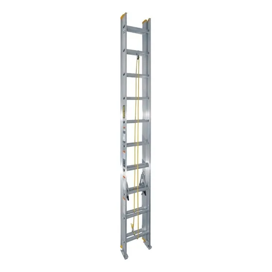 Escalera Extension 20 Escalones Aluminio Gris Surtek