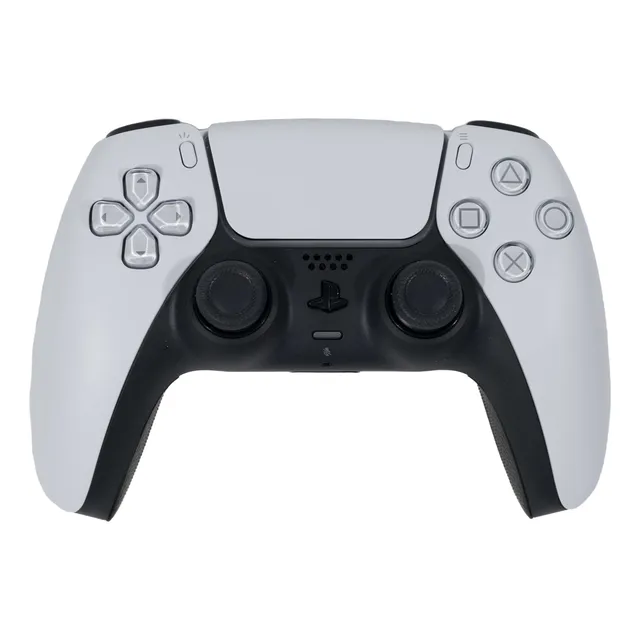 Dualsense Profesional Gatillos Adaptables Mouse Click Blanco Blanco