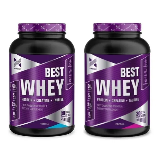 Combo Xtrenght Proteina 2x1 Whey Protein Best 4 Lb