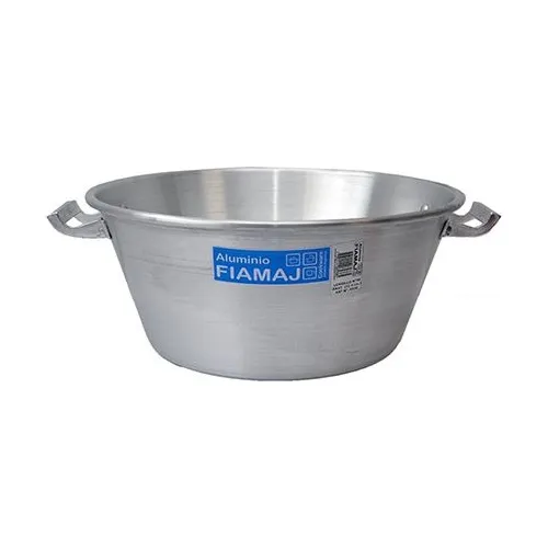Lebrillo Aluminio 46 Cm Gastronomico Con Asas Bowl Fuenton!