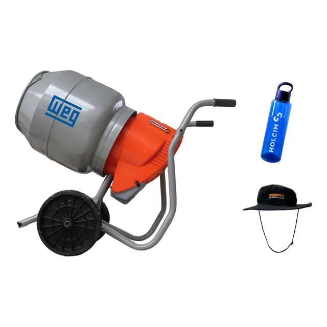 Mezcladora De Concreto Electrica Buggy Trabajo Pesado 150l