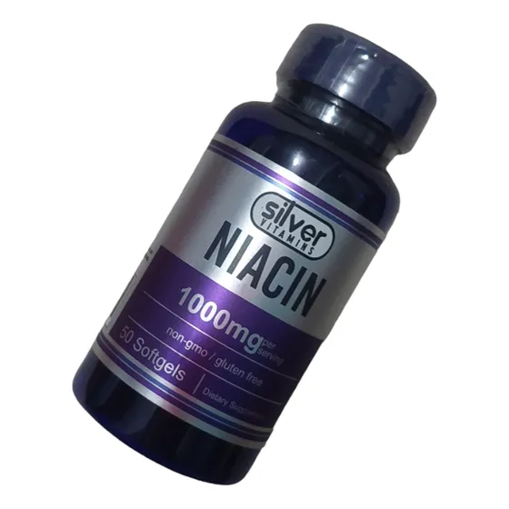 Niacin De 1000 Mg Por 50 Perlas Blandas Americano