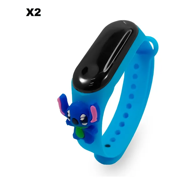 Reloj Digital Infantil Para Niñas Stitch