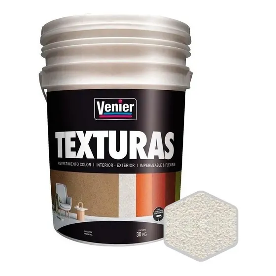 Venier Texturas Revest. Superficies | +6 Colores | 30k