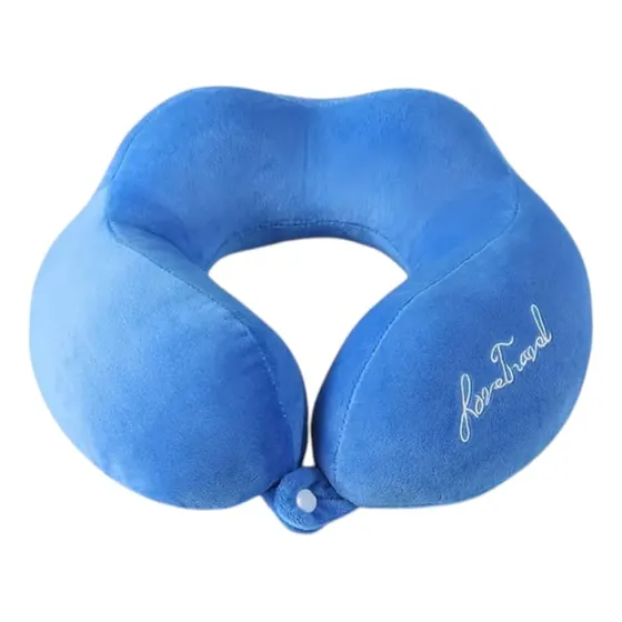 Almohada Cojín Cervical Cuello Viajera Unicolor