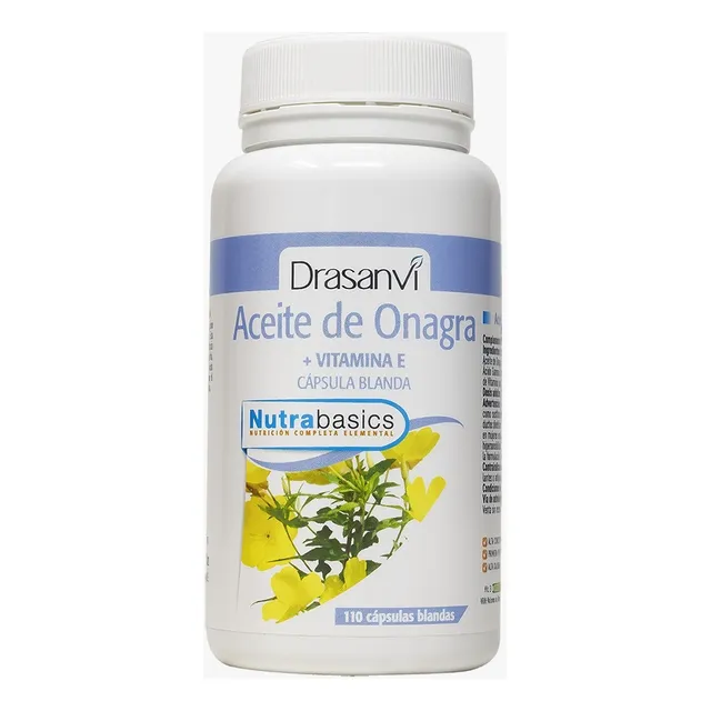 Aceite De Onagra 500mg + Vitamina E - 110 Caps Drasanvi