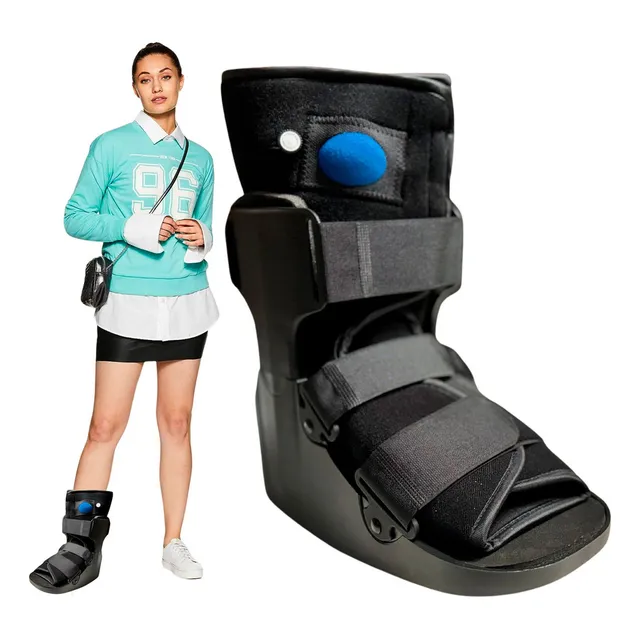 A Bota Walker Corta Bw-7703 Neumática Válvula Aire (altura