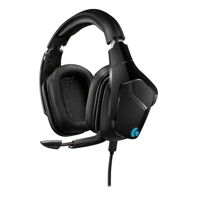 Audifono Gamer Wireless Logitech G935 7.1 Multiplataforma Color Negro Color de la luz Azul
