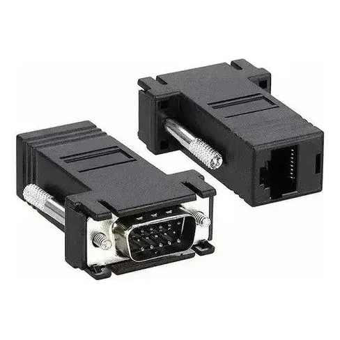 Extensor Vga Lan Rj45 20 Metros Por Unidad