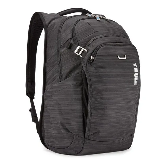Mochila Thule Construct, 24 litros, negra, para cuadernos, color negro