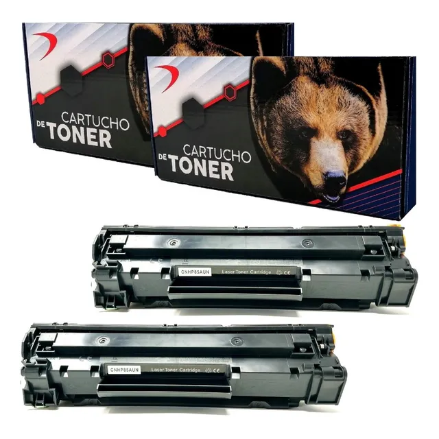 Kit 2pzs Toner Compatible Con 85a - 35a - 36a