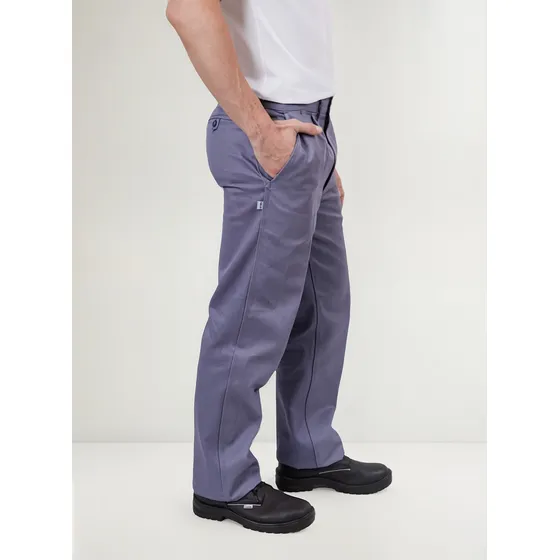 Pantalon De Trabajo Ombu, Color Azulino, Talle 46