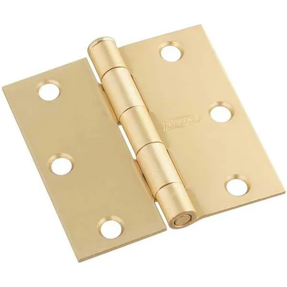Bisagra 3.5x3.5x1.8mm Par Con Tornillo F2495 Dorada