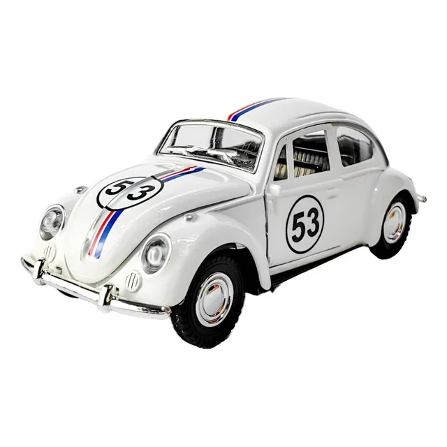 Carro Replica Escarabajo Metalico Con Luz Y Sonido Herbie