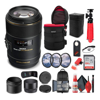 Lente Sigma Macro F/2.8 Para Canon Accesorios Bundle Lente Sigma Macro F/2.8 Para Canon Accesorios Bundle