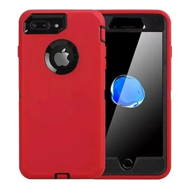 Otterbox Defender Para Iphone 7plus Funda De Uso Rudo Rojo Iphone 7 Plus