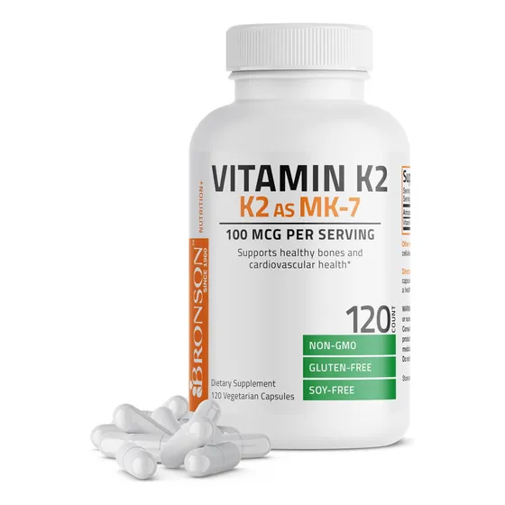 Complemente La Vitamina K2 De Bronson En Forma De Menaquinon