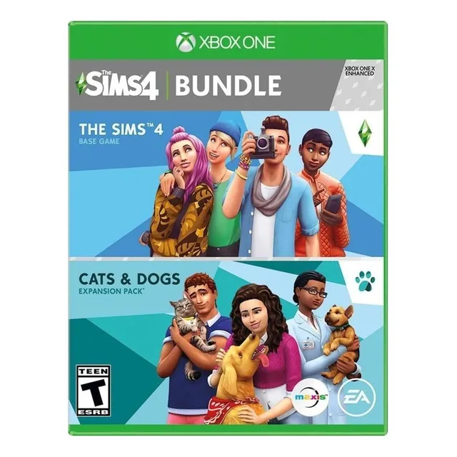 The Sims 4: Plus Cats & Dogs Bundle Standard Edition Xbox One Físico