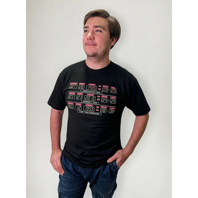 Remera Volver Al Futuro V4 Panel Back To The Future Digital