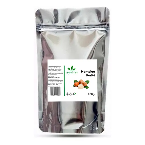 Manteiga De Karite 100% Pura 200gr