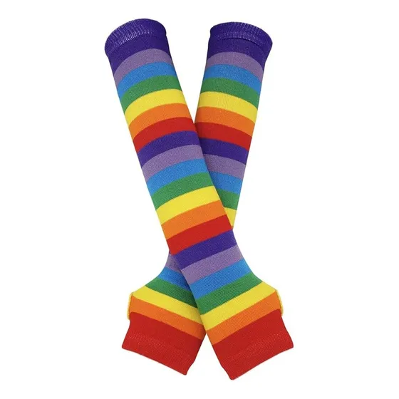 Guantes/mitones/a Rayas O Lisos/aesthetic / Varios Colores