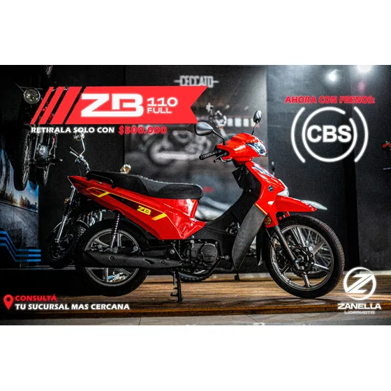 Zanella Zb110 Z3 Full Retiro Con Mínimo Anticipo Oportunidad
