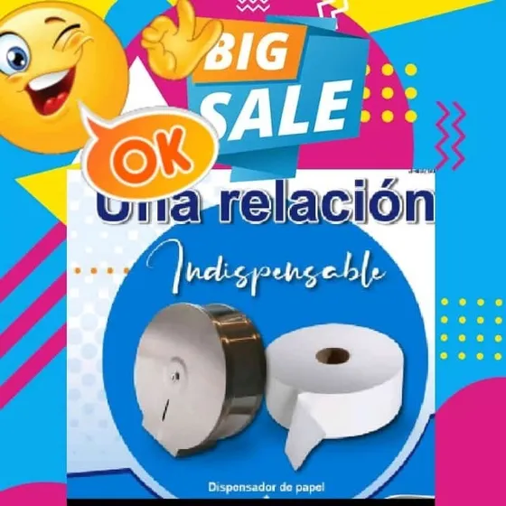 Dispensador De Papel Acero Inoxidable