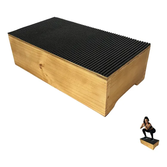 Step Caixote 50x27x15 Madeira Pinus Academia Ginastica