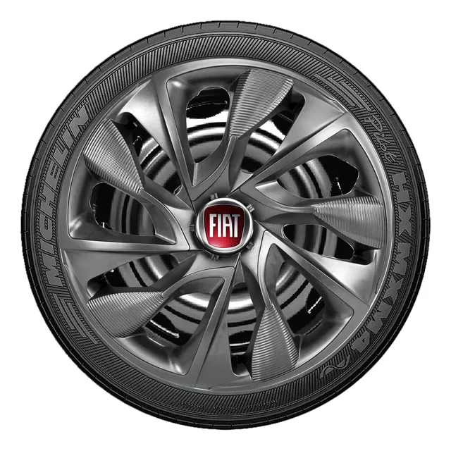 4 Und Calotas Aro 13/14 Ds4 Cronos Palio Uno Fiorino Siena